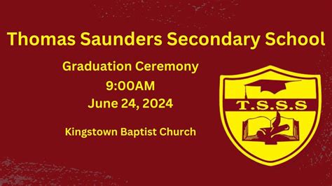 Thomas Saunders Secondary School Graduation Ceremony Youtube