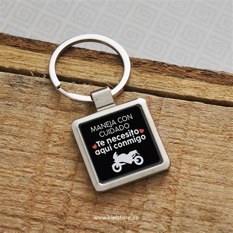 Llavero Personalizado Para Moto Llavero Maneja Con Cuidado Tu Familia