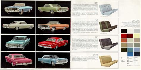 1968 Dodge Dart Dealer Brochure - Stock Mopar