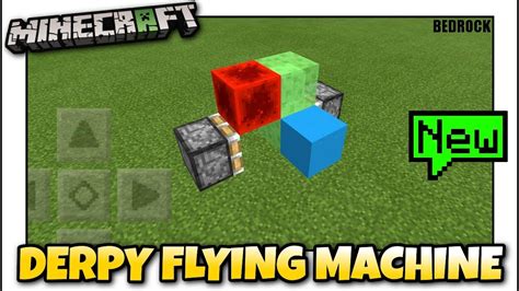 Minecraft Bedrock Flying Machine