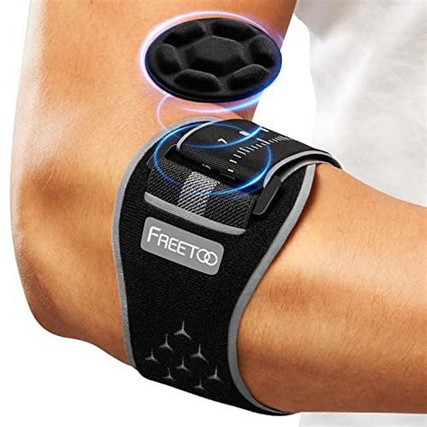 Freetoo Elbow Brace For Tendonitis And Tennis Elbow Relief With