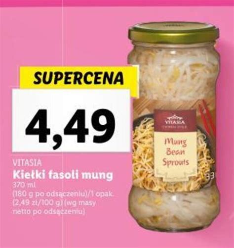 Promocja Kiełki fasoli mung 370 ml w Lidl