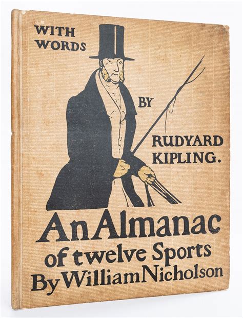 An Almanac Of Twelve Sports With Words By Rudyard Kipling By