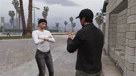 Talk Respond To Npcs With Any Character V Gta Mod