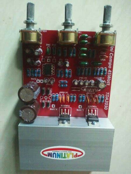 Jual Kit Power Ampli Mini Compo Tda Atau W Stereo Di Lapak