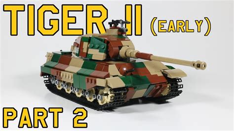 Building The Tiger Ii Early In Lego Part 2 Youtube