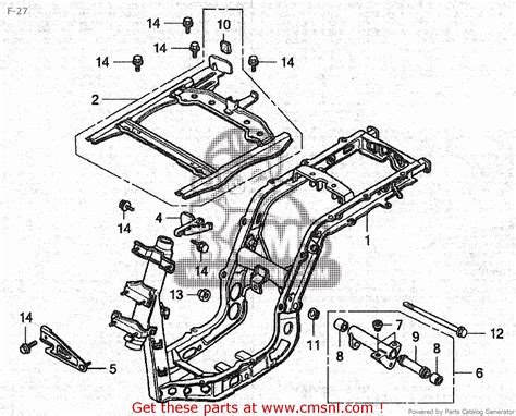 50100gg2j10 Frame Body Comp Honda Buy The 50100 Gg2 J10 At Cmsnl