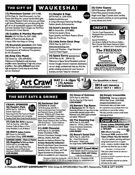 The Waukesha SPRING Art Crawl #81!