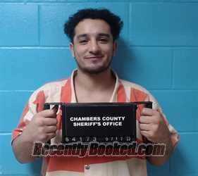 Recent Booking Mugshot For VICTOR MANUEL COLON In Chambers County Texas