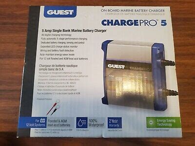 Guest ChargePro 5 Charge Pro On Board Marine Battery Charger EBay