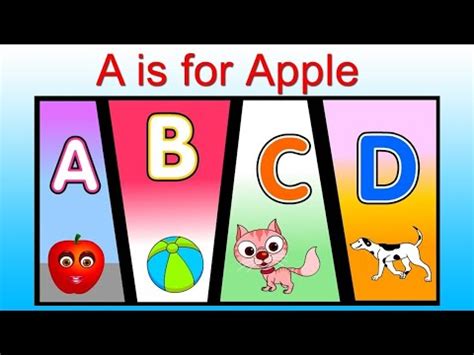 Be Misal Study Class Abcd Alphabets Songs A For Apple B For Balls