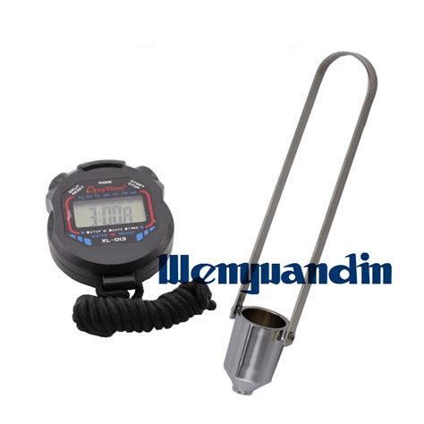 Paint Viscosity Cup Viscometer Flow Cup With Stopwatch Mixing Thinning