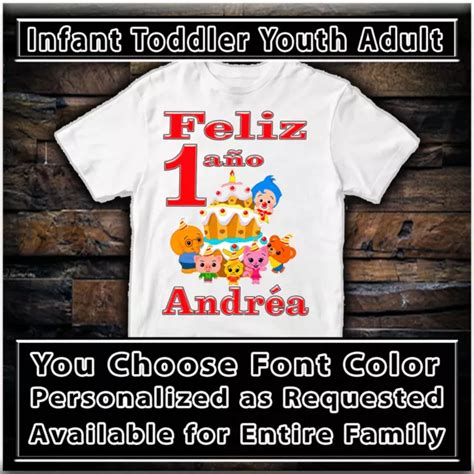 Feliz Cumpleanos Spanish Birthday Shirt Plim Plim Party Tshirt Custom