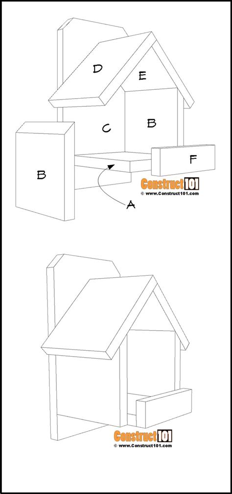 Cardinal Nesting Shelter Bird House Plans Free Pdf