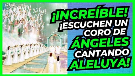 Escuchen Un Coro De Ngeles Cantando Aleluya Grabado En Una Iglesia