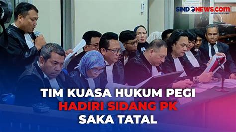 Tim Kuasa Hukum Pegi Setiawan Hadiri Sidang PK Saka Tatal Untuk Beri