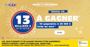 Le Super Loto Du Nouvel An Millions Minimum Et Gagnants