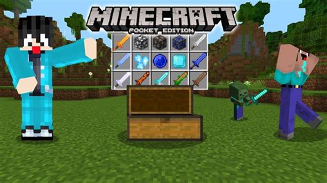 Novo Addon Mod De Espadas Elementais Para Minecraft Pe Youtube