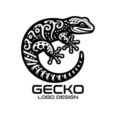 Premium Vector Gecko Vector Logo Design