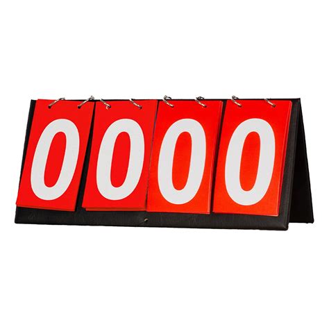 Kesoto Tabletop Scoreboard Score Keeper 4 Digit Competition Portable