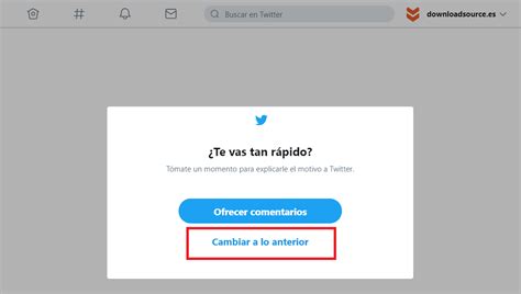 Como Volver Al Dise O Anterior De Twitter Versi N Anterior