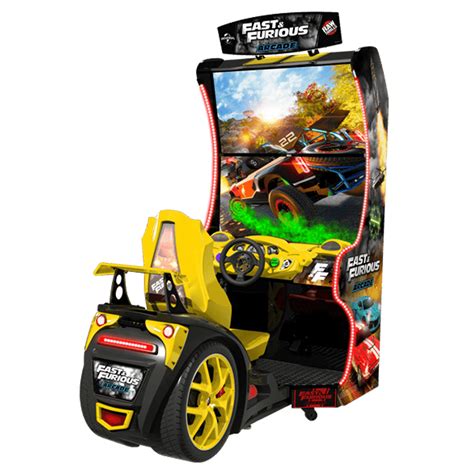 Raw Thrills Fast & Furious Arcade Driving Racing Game - Standard – One Seat | Game Room Guys