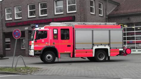 Kurzzug Pressluft RTW A Feuerwehr Hamburg F23 Barmbek YouTube