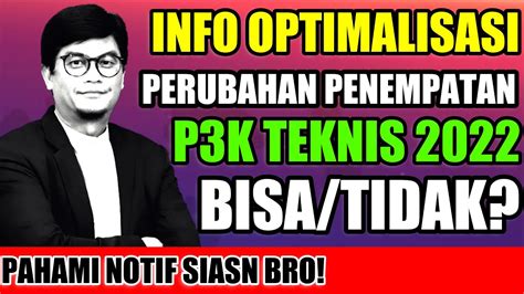 UPDATE PENEMPATAN REFORMULASI P3K TEKNIS 2022 YouTube