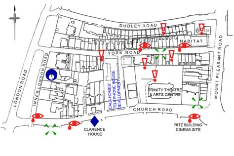 Town Centre Map of Royal Tunbridge Wells - The Telephone House ...