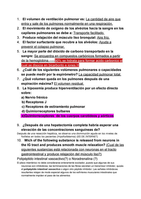 Guía de estudio 2 Resumen Guyton e Hall Fisiologia medica 13 ed