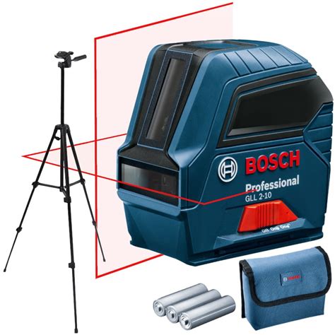 BOSCH GLL 2 10 Laser krzyżowy czerwony 10m statyw W335 Mensura pl