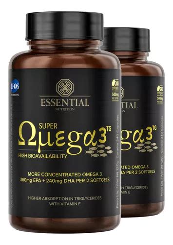 Kit Mega Tg Mg X C Psulas Essential Nutrition