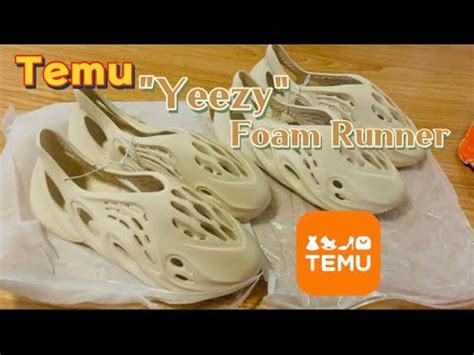 Temu Yeezy Foam Runner Pick Up YouTube