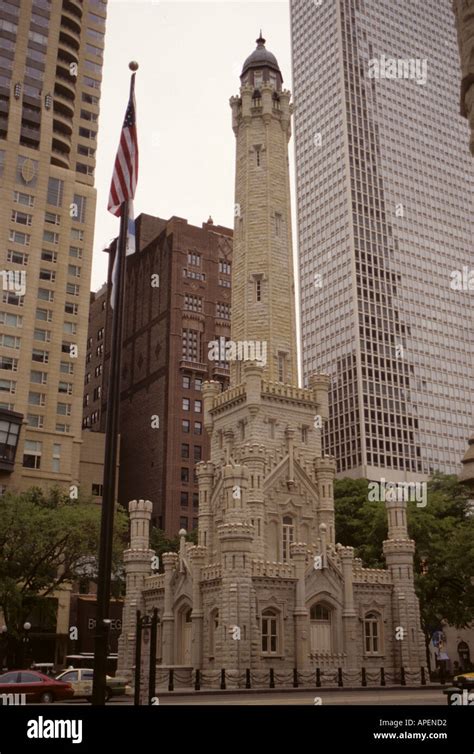 Chicago Water Tower, Chicago, Illinois Stock Photo - Alamy