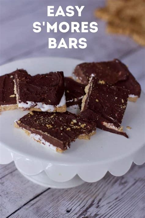 Super Easy No Bake Smores Bars Recipe Video Tutorial