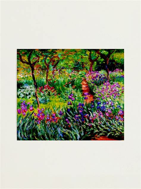 Claude Monet Le Jardin Aux Iris Giverny The Iris Garden At