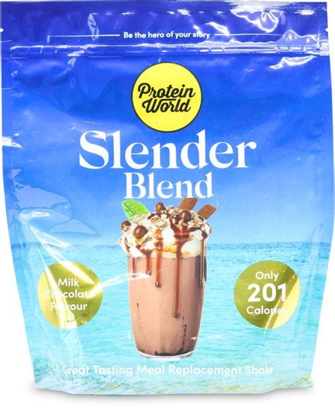 Protein World Slender Blend Milk Chocolate Protein Powder 600g | medino