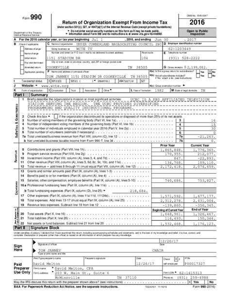 Fillable Online 2016 Form 990 Schedule J IRS Fax Email Print