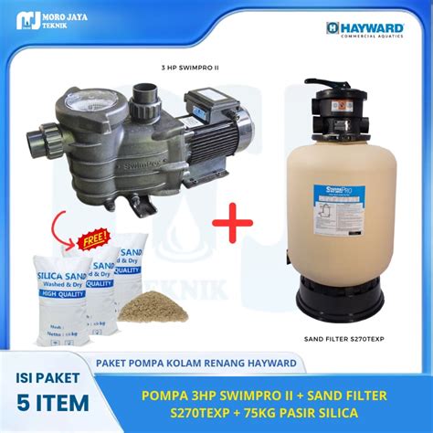 Jual Paket Kolam Renang Hayward Swimpro II 3HP Tabung Filter Hayward