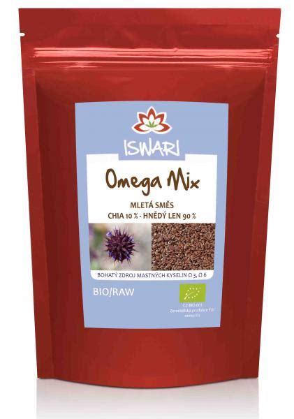 Omega Mix 250 g Bioplaneta Bio potraviny raw food a ekologická