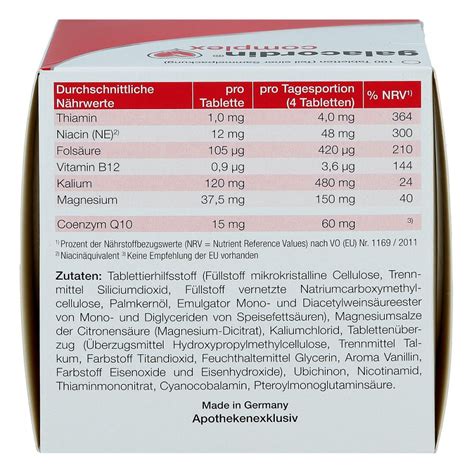 Galacordin Complex Tabletten 200 Stk Apotheke De