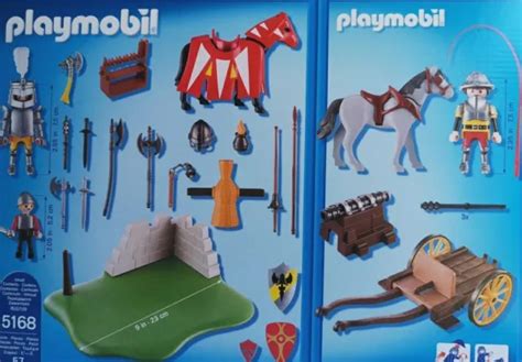 Playmobil Compactset Tournoi Des Chevaliers Sans Boite Et Notice