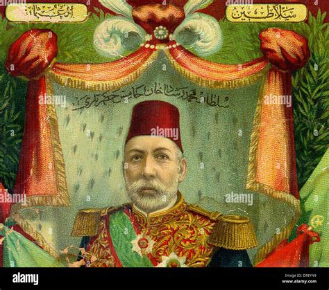 Sultan of the Ottoman Empire 1909-1918.Mehmed V November 1844 – July Stock Photo, Royalty Free ...