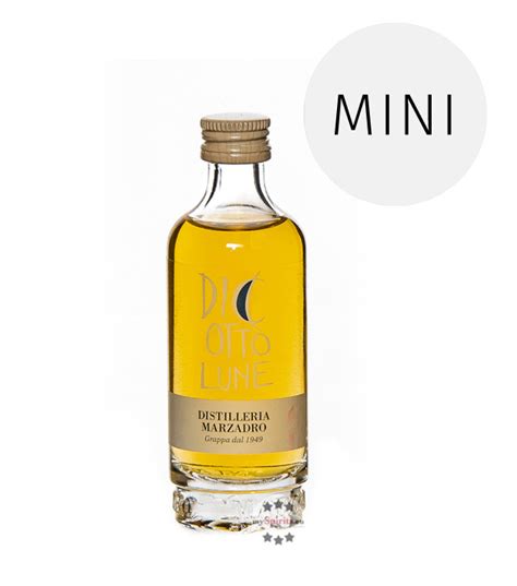 Marzadro Grappa Stravecchia Le Diciotto Lune Miniatur