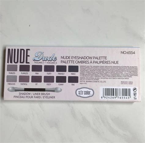 The Balm Nude Dude Eyeshadow Palette Volume 2 Beauty Personal Care