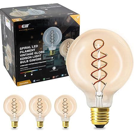 Ampoule Led E Vintage Globe G Culot E Ampoule Vintage E Led