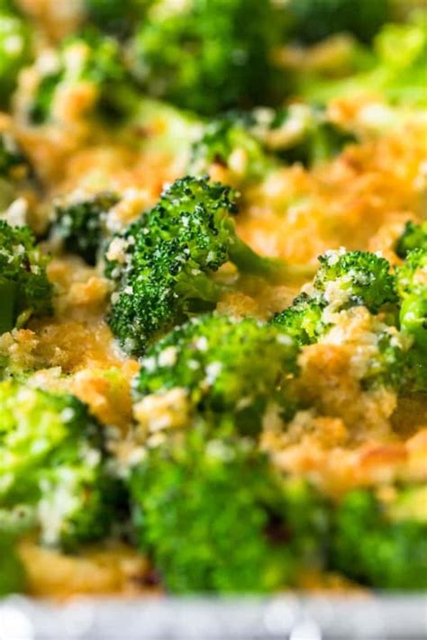 Crispy Cheesy Roasted Broccoli Recipe The Cookie Rookie