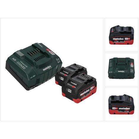 Metabo Basis Set X Lihd Akkupack V Ah Li Ion Akku Cas System