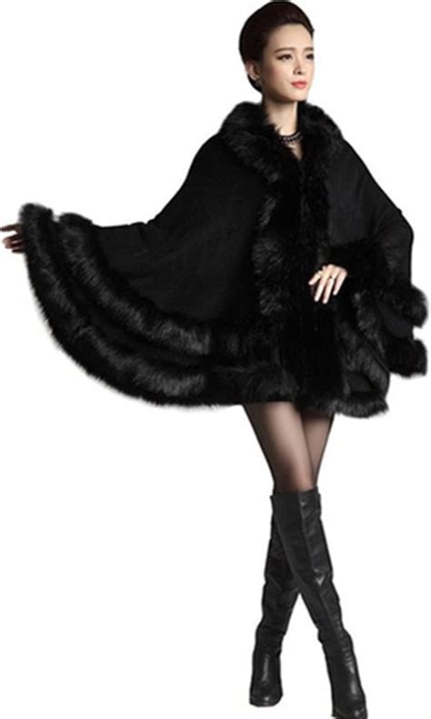 Faux Fur Capes For Women