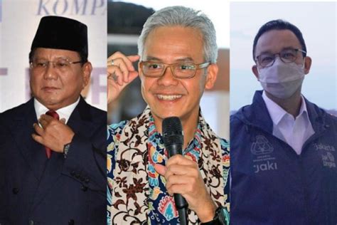 Hasil Survei Poltracking Capres 2024 Ganjar Prabowo Anies